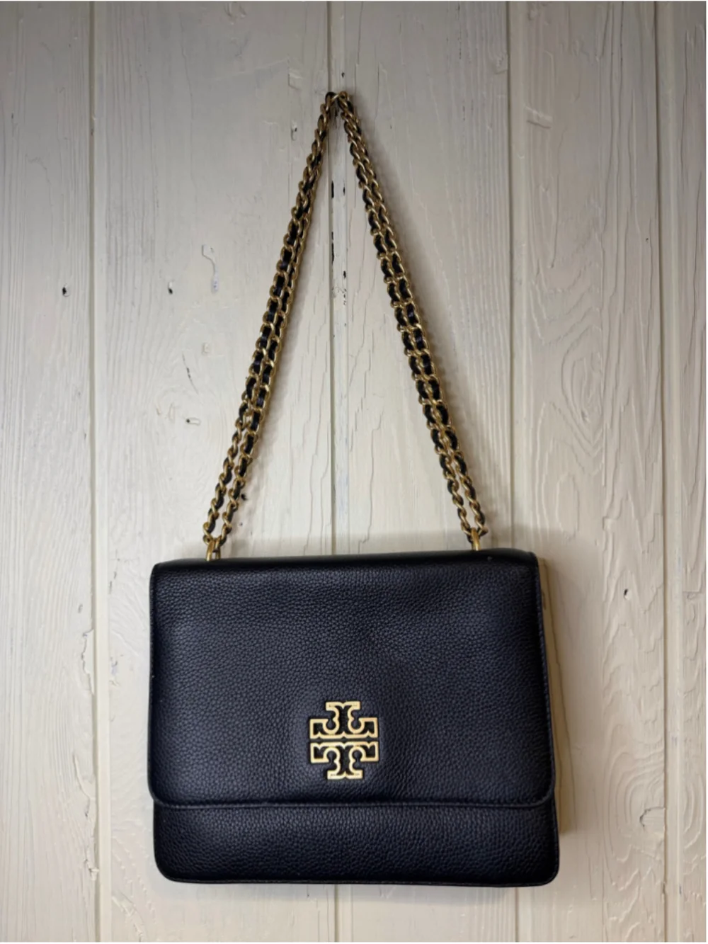 Women's Tory Burch Shoulder Bag One Size Black Gold